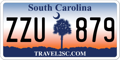 SC license plate ZZU879