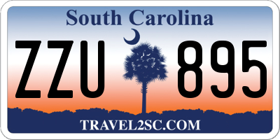 SC license plate ZZU895