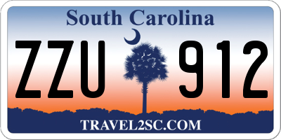 SC license plate ZZU912