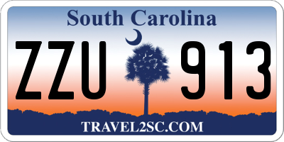 SC license plate ZZU913