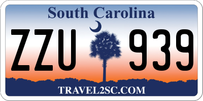 SC license plate ZZU939