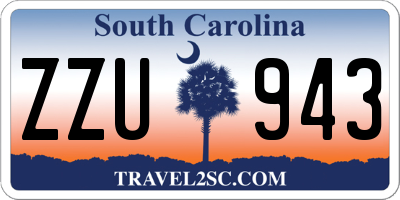 SC license plate ZZU943