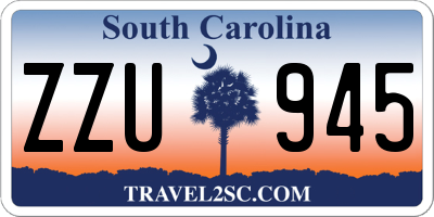 SC license plate ZZU945