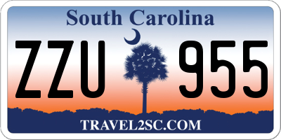 SC license plate ZZU955