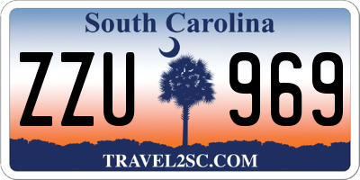 SC license plate ZZU969