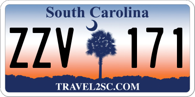 SC license plate ZZV171