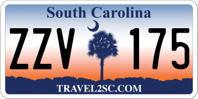 SC license plate ZZV175