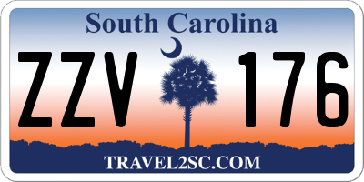 SC license plate ZZV176