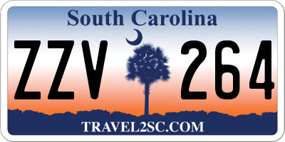 SC license plate ZZV264