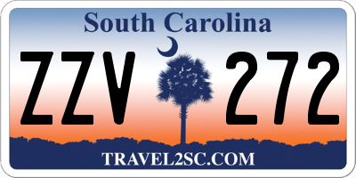 SC license plate ZZV272