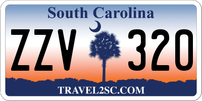 SC license plate ZZV320