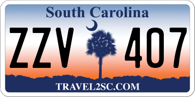 SC license plate ZZV407