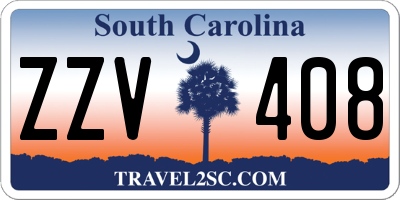 SC license plate ZZV408