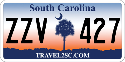 SC license plate ZZV427