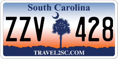 SC license plate ZZV428