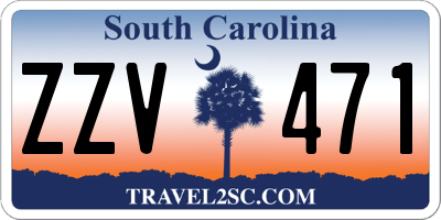 SC license plate ZZV471
