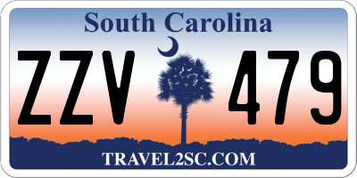 SC license plate ZZV479