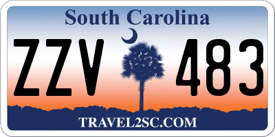 SC license plate ZZV483
