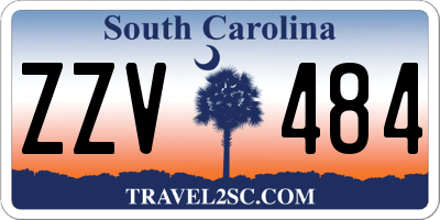 SC license plate ZZV484