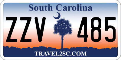 SC license plate ZZV485