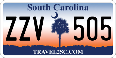 SC license plate ZZV505