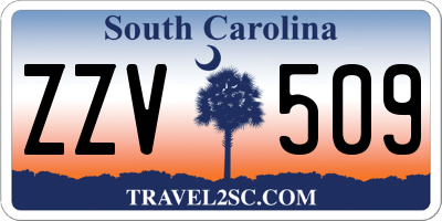 SC license plate ZZV509