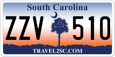 SC license plate ZZV510