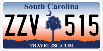 SC license plate ZZV515