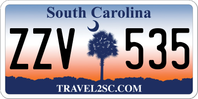 SC license plate ZZV535