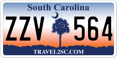 SC license plate ZZV564