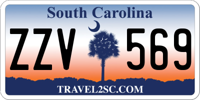 SC license plate ZZV569