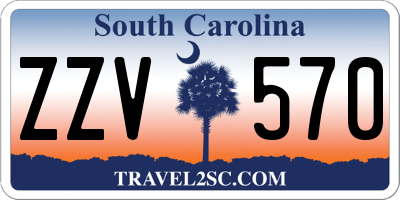 SC license plate ZZV570