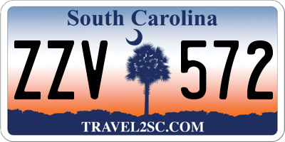 SC license plate ZZV572