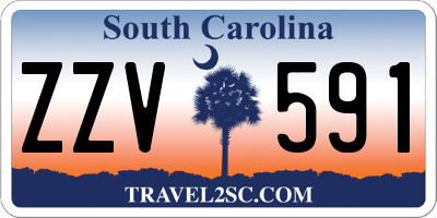 SC license plate ZZV591