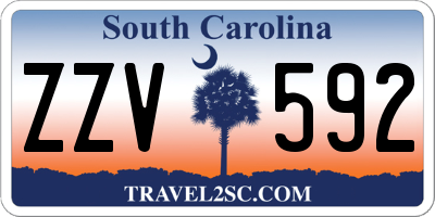 SC license plate ZZV592