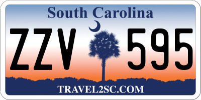 SC license plate ZZV595