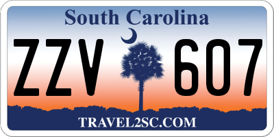 SC license plate ZZV607