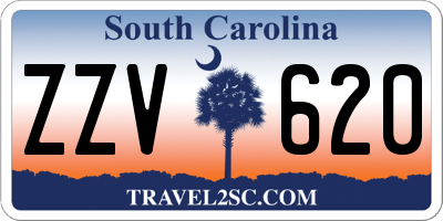 SC license plate ZZV620