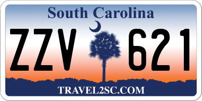 SC license plate ZZV621