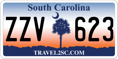 SC license plate ZZV623