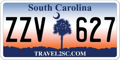 SC license plate ZZV627