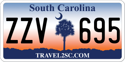 SC license plate ZZV695