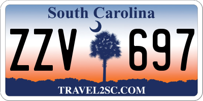 SC license plate ZZV697