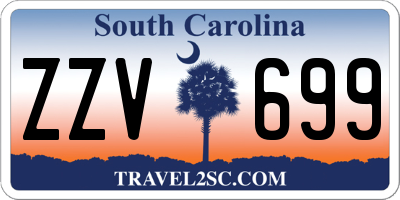 SC license plate ZZV699