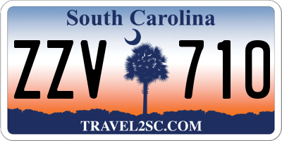 SC license plate ZZV710