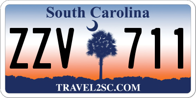 SC license plate ZZV711