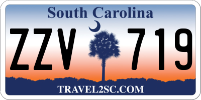 SC license plate ZZV719