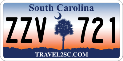 SC license plate ZZV721