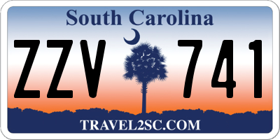 SC license plate ZZV741