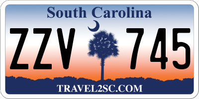 SC license plate ZZV745